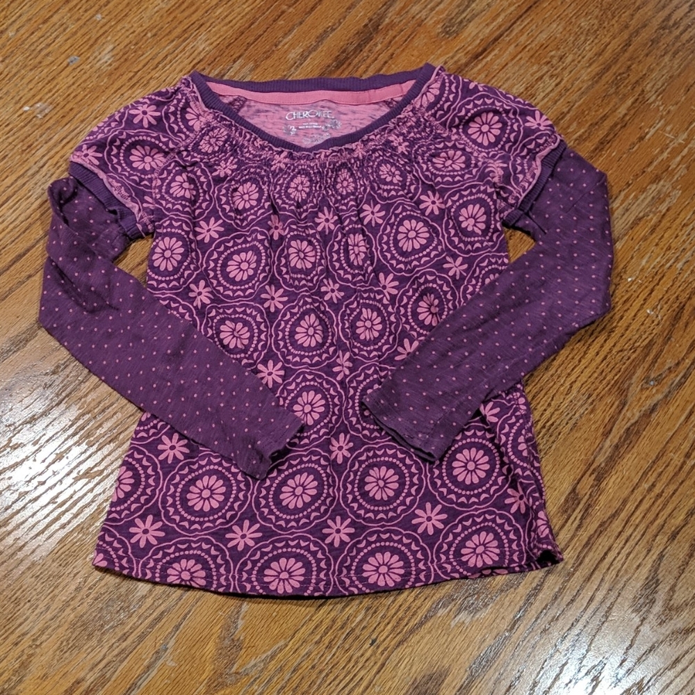 EUC Purple & pink shirt